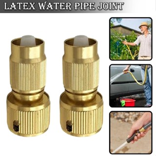 2PCS Expandable Hose Repair Adaptor Garden Hose Fitting Brass Hose Connectors