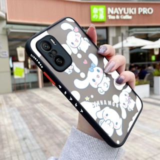 เคสโทรศัพท์มือถือแบบแข็ง ใส กันกระแทก ลายการ์ตูนสุนัข สําหรับ Xiaomi MI POCO F3 Redmi K40 K40 Pro