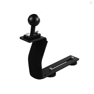 Aluminum Alloy Diving Handle Tray Bracket Single Handheld Hand Grip Video Stabilizer Portable Balancer Holder with 1/4inch Screw &amp; Ball Adapter for  6/5/4/3+/3 SJCAM SJ4000/5