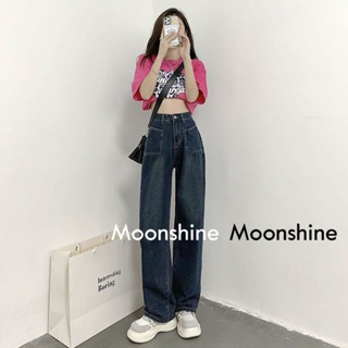 Moon  กางเกงขายาว คาร์โก้ กางเกง เชือกอเมริกันคลาสิค Cargo pants 2023 NEW 071850 ทันสมัย Korean Style Trendy Chic A23L0A1 36Z230909