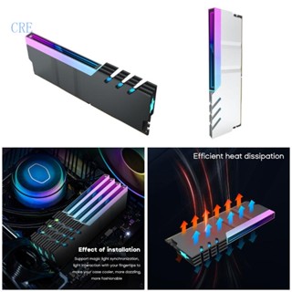 Cre การ์ดหน่วยความจํา ARGB โลหะ สําหรับหน่วยความจํา 5V 3-Pin บนเดสก์ท็อป