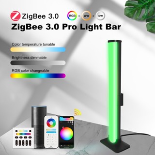 Zigbee 3.0 RGBCCT 4W ไฟบาร์ GLEDOPTO DC5V USB Tuya Smart Life SmartThing Homey Alexa App เสียง RF รีโมตคอนโทรล ไฟกลางคืน