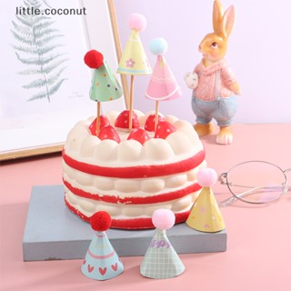 [little.coconut] ท็อปเปอร์เค้กเบเกอรี่ รูปหมีจิ๋ว 1:12 สําหรับตกแต่งบ้านตุ๊กตา 10 ชิ้น ต่อชุด