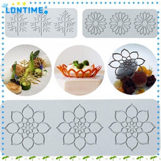 Lontime แม่พิมพ์ซิลิโคน ลายดอกไม้ สําหรับทําเค้ก เบเกอรี่ ขนมหวาน น้ําตาล DIY