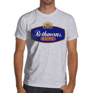 ขายดี เสื้อยืด พิมพ์ลาย Rothmans Racing สไตล์เรโทร คลาสสิก Diy Williams F1 Ayrton Senna Porsche สีเทา 313779