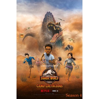 หนัง DVD ออก ใหม่ Jurassic World Camp Cretaceous Season 4 ( 2021) จูราสสิค เวิลด์ ค่ายครีเทเชียส ปี 4 (11 ตอน) (เสียง ไท