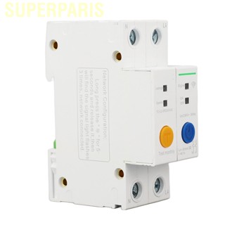 Superparis 2P AC230V WiFi Circuit Breaker Remote Control Timing Real Time Monitoring Din Rail Mount