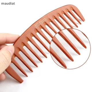 Maud แปรงหวีผมไม้ ป้องกันไฟฟ้าสถิตย์ 1 ชิ้น EN