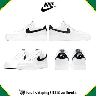 NIKE Air Force 1 Low รองเท้า 💯 รองเท้าผ้าใบ CT2302-100 White black