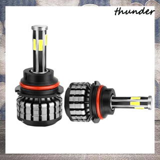 Thunder ชุดหลอดไฟหน้า Led 9007 Hb5 6000k 360 องศา 6 ด้าน สําหรับ F-150 F-250 F-350