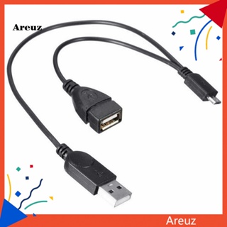 Are สายเคเบิลอะแดปเตอร์ Micro USB ตัวผู้ เป็น USB ตัวผู้ ตัวเมีย OTG สําหรับ Samsung