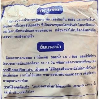 [1kg] ดินแดงทาหน้ายาง ป้องกันกำจัดเชื้อรา เนื้อละเอียด ทาง่าย ไม่แสบตา