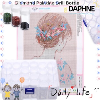 Daphne ขวดปักครอสติชคริสตัล รูปฉลาก สําหรับตกแต่งบ้าน DIY