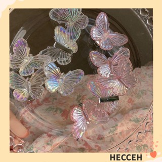 HECCEH กิ๊บติดผม รูปนางเงือก สีหวาน สําหรับเด็กผู้หญิง จํานวน 5 ชิ้น