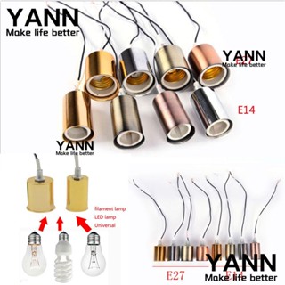 Yann1 E27 E14 ฐานไฟเซรามิค Led ติดตั้งง่าย สําหรับในร่ม