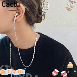 Cactu สร้อยคอโซ่ โลหะ ชั้นเดียว ของขวัญใหม่