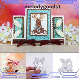 MELODYGOODS1 แผ่นแม่แบบ ตัดลาย DIY สําหรับตกแต่งสมุด การ์ด หัตถกรรม