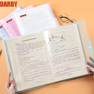 Darby ถุงกระดาษใส ขนาด A3 จุของได้เยอะ กันน้ํา กันฝุ่น สําหรับใส่จัดเก็บเอกสาร วาดภาพศิลปะ 20 แผ่น