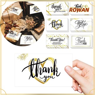 Row ป้ายแท็กการ์ดอวยพร ลาย Thank You Thank You สําหรับตกแต่ง DIY