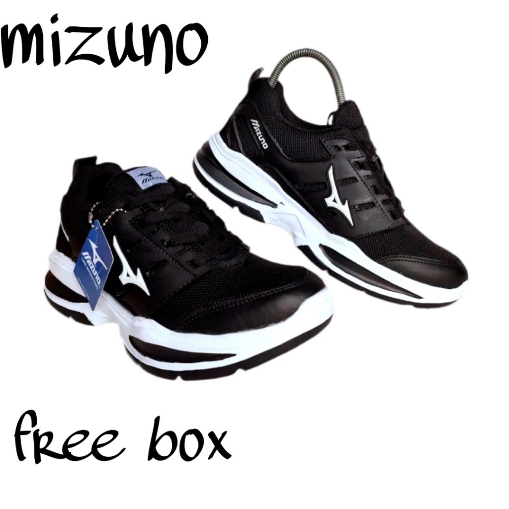 Mizuno รองเท้ากีฬา รองเท้าวิ่ง คุณภาพสูง สําหรับผู้ชาย และผู้หญิง นําเข้าจากเวลลี่ Senam Badminton Kampus Joging