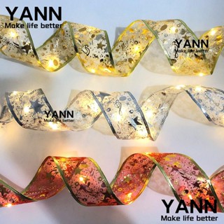 YANN1 สายไฟ LED ริบบิ้น กันน้ํา สําหรับตกแต่งต้นคริสต์มาส งานแต่งงาน