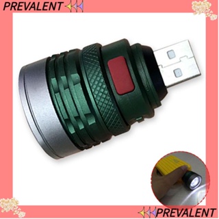 Preva ไฟฉาย USB พาวเวอร์แบงค์ โดย USB ไฟฉาย โคมไฟซูมได้ ขนาดเล็ก