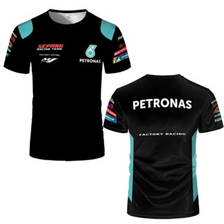 เสื้อยืดแขนสั้น พิมพ์ลาย Petronas and Formula One AMG สําหรับผู้ชาย และผู้หญิง