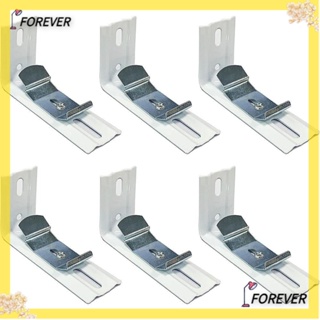 Forever แบร็คเก็ตตัว L กว้าง 1-1/2 นิ้ว (38 มม.) ยาว 3 นิ้ว สีขาว 6 ชิ้น