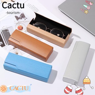 Cactu เคสแว่นตา ลายไม้ ทรงสี่เหลี่ยมผืนผ้า อุปกรณ์เสริม