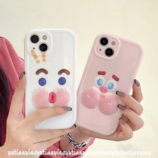 เคสโทรศัพท์มือถือ TPU นิ่ม ปิดด้านหลัง กันกระแทก ลายการ์ตูนตลกน่ารัก 3D แวววาว สําหรับ IPhone 11 13 12 14 Pro MAX 7plus 7 6s 8 6 Plus XR XS X MAX SE 2020