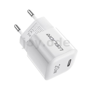 Uslion PD20W 1 พอร์ต USB PD ชาร์จเร็ว อะแดปเตอร์ชาร์จติดผนัง ปลั๊ก EU