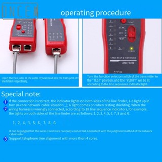 【ONCEMOREAGAIN】Efficient Network Cable Wire Tracker Tester with 9 Alignment Light Functions