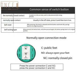 【ONCEMOREAGAIN】Metal Buttons Switch Waterproof 12V 12V-24V 12mm 5pcs/Set Black IK09 IP66