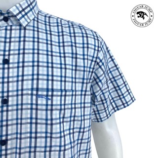 Jaguar เสื้อเชิ้ต แขนสั้น ทรงพอดีตัว JTCW-3094-1-NV