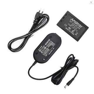 Fw Andoer DR-E12 Dummy Battery AC Power Adapter Camera Power Supply with Power Plug Replacement for  EOS M100 M M2 M10 M50