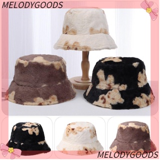 Melodg หมวกบักเก็ต ฮาราจูกุ อบอุ่น กลางแจ้ง หมวกปานามา