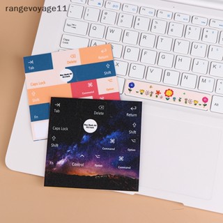 [Rangevoyage] สติกเกอร์ติดปุ่มคีย์บอร์ด ภาษาอังกฤษ สําหรับโน้ตบุ๊ก คอมพิวเตอร์ mac air [TH]