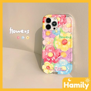 Photo Frame Airbag iPhone Case TPU Soft Clear Case Oil Painting Flowers Camera Protection Shockproof Compatible with iPhone 14 13 12 11 Pro Max XS Max XR XS 6 7 8 Plus