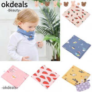 Okdeals ผ้าพันคอ ผ้าฝ้าย กันลม สําหรับเด็กผู้ชาย และเด็กผู้หญิง