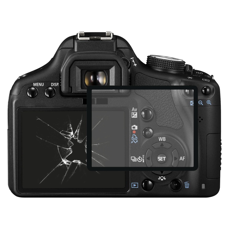 เลนส์อะคริลิก หน้าจอ LCD สําหรับ Canon EOS 500D