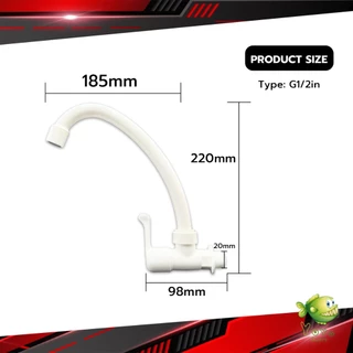 YOYO ก๊อกน้ำ ก๊อกน้ำอ่างล้างจาน ซิงค์น้ำ สีขาว รุ่น Kitchen faucet