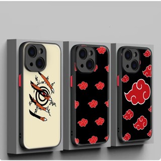 เคสโทรศัพท์มือถือแบบนิ่ม ลายอะนิเมะนารูโตะ Akatsuki Sasuke SXC45 สําหรับ iPhone 12 13 Plus 14 Pro Max