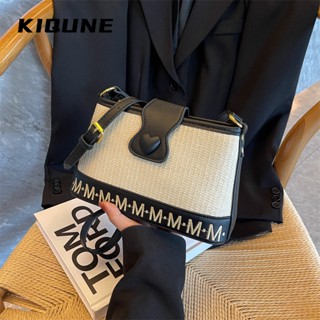 KIQUNE   กระเป๋าสะพาย ข้าง กระเป๋าผู้หญิงสะพายข้าง 2023 new  รุ่นใหม่ Stylish สไตล์เกาหลี ทันสมัย L91TFYS 37Z230910