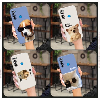 Anti-fall soft shell Phone Case For Redmi Note8/Note8 2021 Lens package protective case Skin feel silicone Cartoon