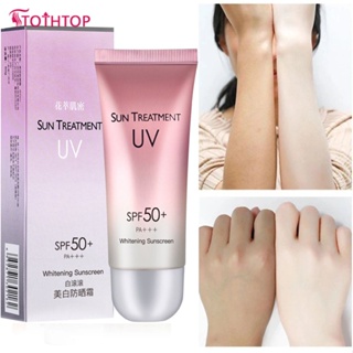 Sun Treatment Sunscreen Whitening Sun Cream Spf 50 Moisturizing Face Sunscreen Sun Treatment Uv [TOP]