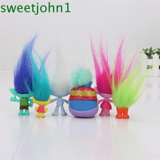 Sweetjohn ตุ๊กตาฟิกเกอร์ PVC รูปปั้นอนิเมะ กิ่งไม้ Biggie สีสันสดใส สําหรับเก็บสะสม