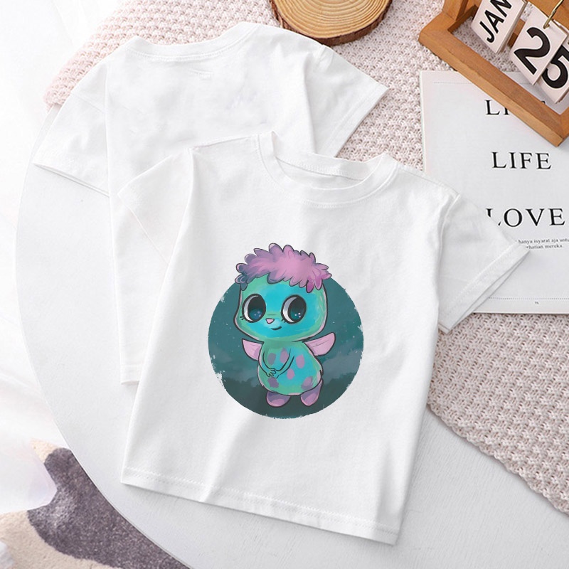 ภาพยนตร์ใหม่แฟชั่นตุ๊กตาบาร์บี้ Bibble เสื้อยืดเด็ก Kawaii อะนิเมะการ์ตูนเด็กเด็กผู้หญิง Tee เสื้อแฟ