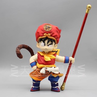 ส่งฟรี พร้อมส่ง โมเดลฟิกเกอร์ การ์ตูนดราก้อนบอล OOTD Westward Journey Series Resonance First GK Statue Tiger Skin Son Goku บรรจุกล่อง