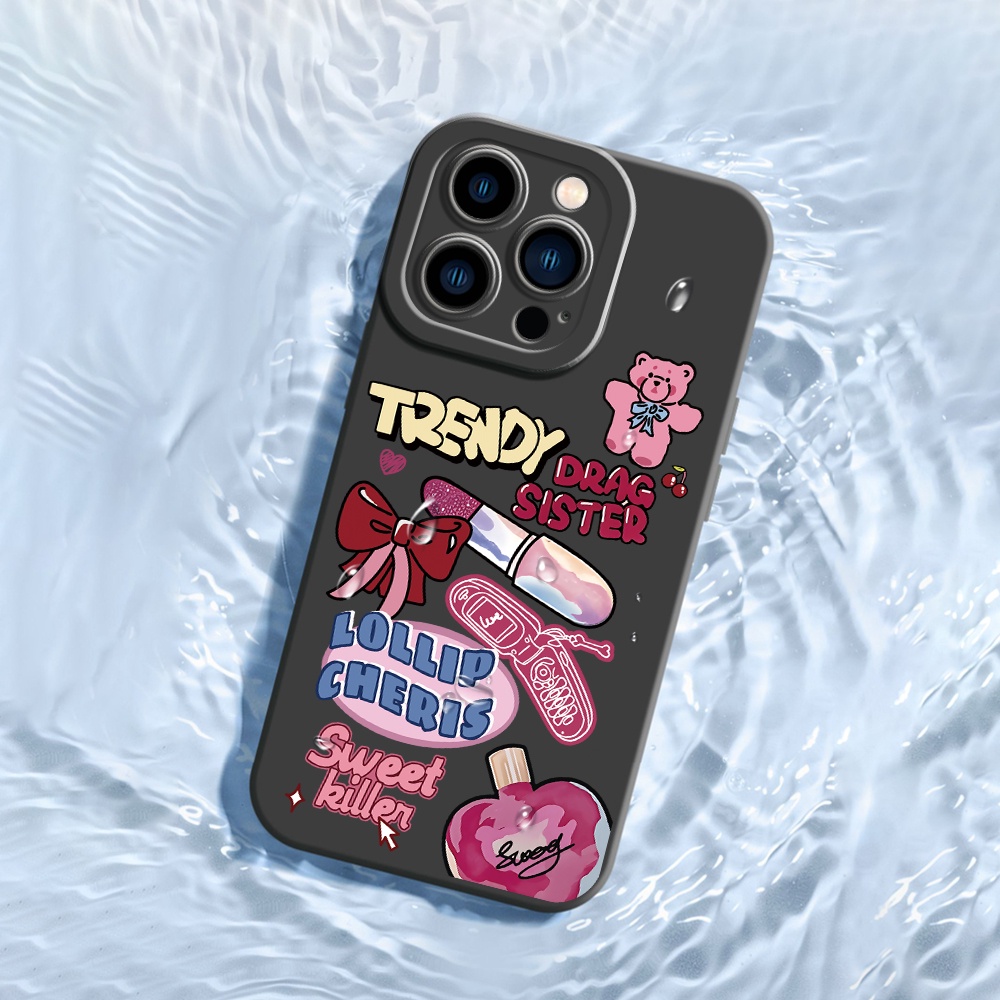 Samsung Galaxy S21 S20 S10 S9 S8 FE Plus Ultra S21+ S20+ 5G เคสซัมซุง สำหรับ Trendy Drag Sister เคส เคสโทรศัพท์ ราคา ถูกที่สุด ดีลบีเคเค แกลเลอรีภาพที่ 8