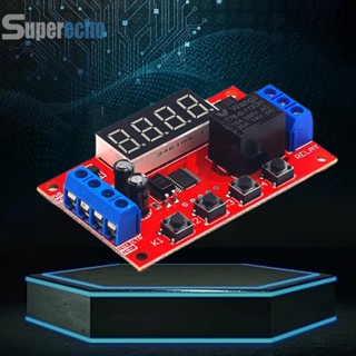 [superecho.th] โมดูลรีเลย์ตั้งเวลา 12V ปรับได้